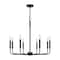 Quoizel Abner Chandelier ABR5028MBK - alternate 1